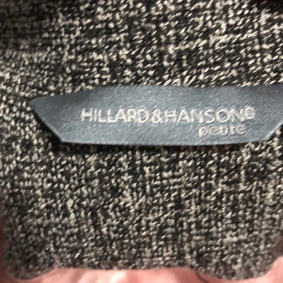 Hillard & Hanson b/w tweed blazer size 16P - Picture 5 of 7